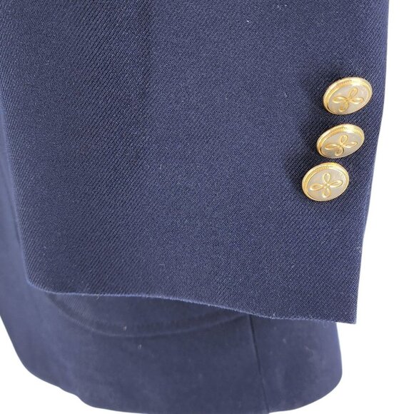 Vintage Johnny Carson Tailored For Joslins Navy Blue Sport Coat Blazer Mens 42 - Picture 5 of 13